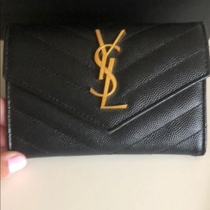 Ysl black wallet